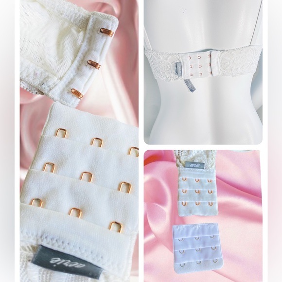 Aerie White Plunge Bra 32B Push Up Bra - Picture 17 of 17